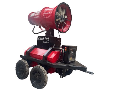 Trolly Mounted Automatic Anti Smog Gun in India